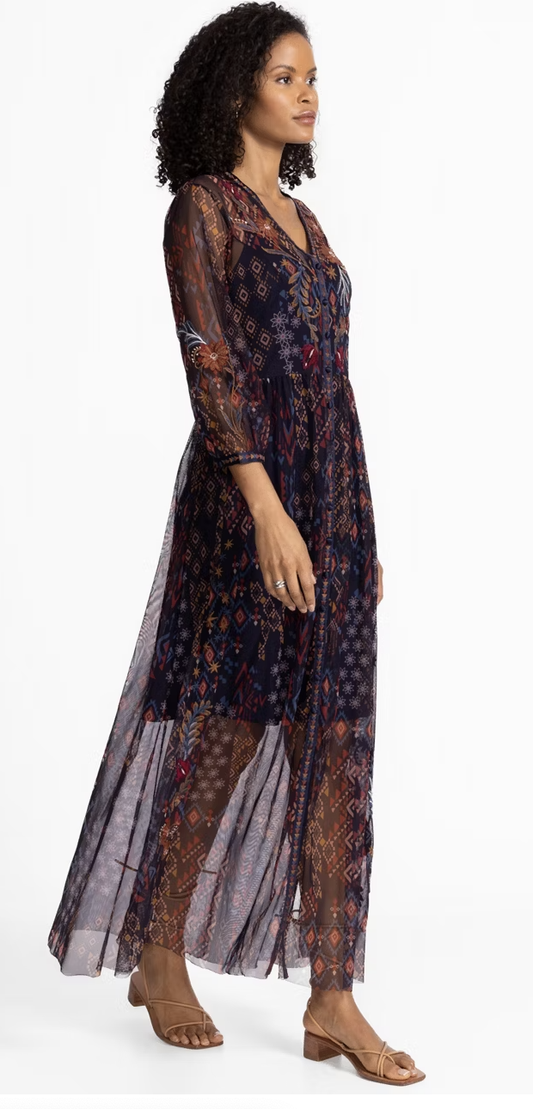 Theia Mesh Dress-Monika C34325-8