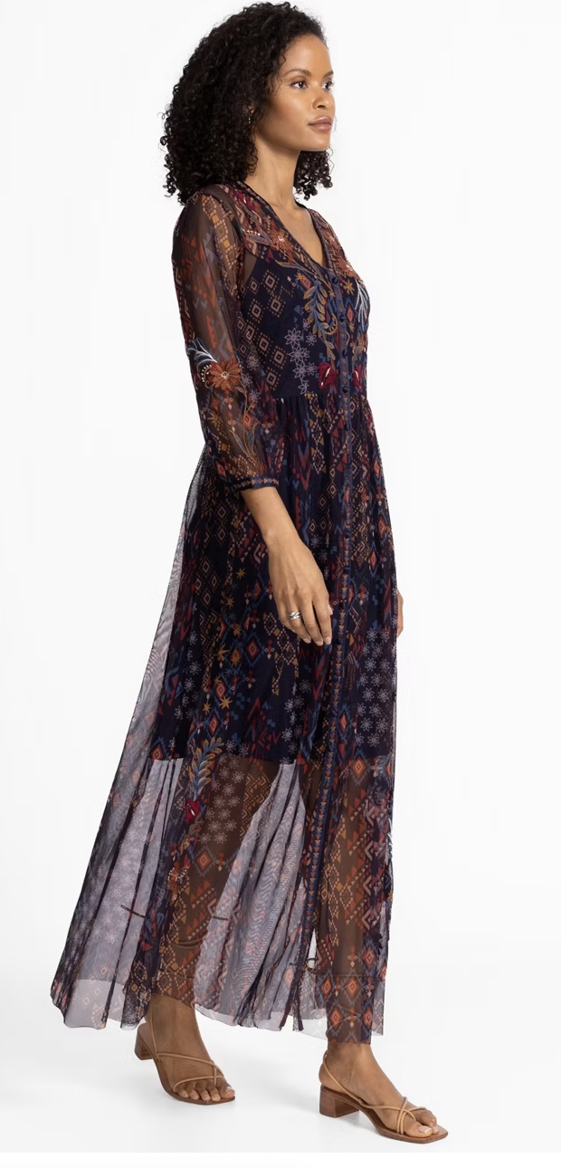 Theia Mesh Dress-Monika C34325-8