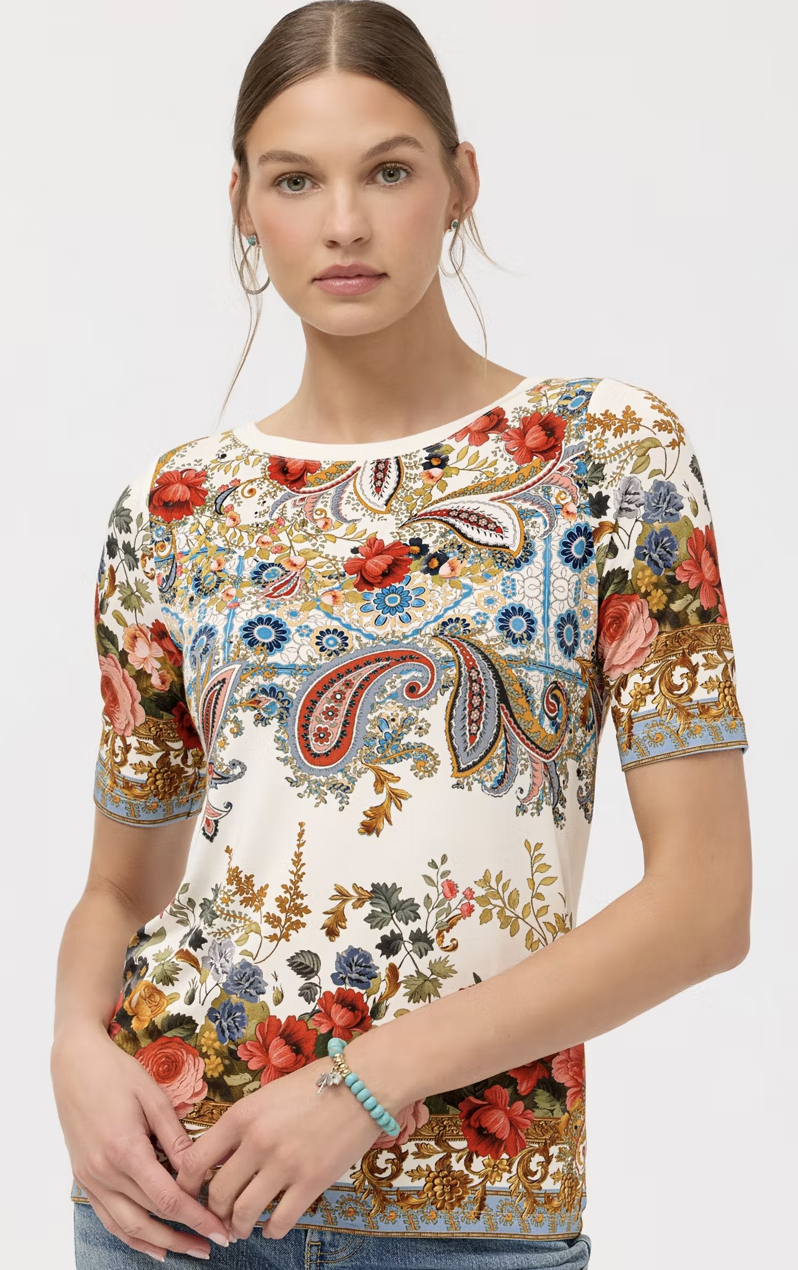 The Janie Favorite Boat Neck Tee-Leto T16725-7