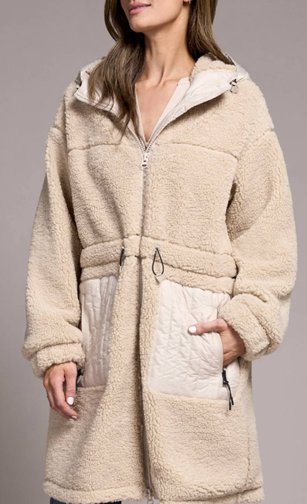 Zip Front Coat W/Hood &amp; Lining 2271O