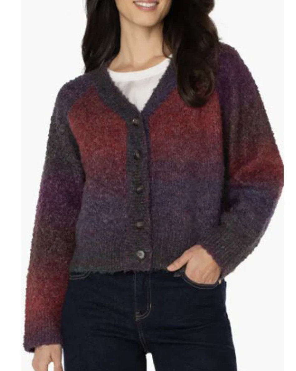 Raglan Button Front Cardigan Sweater LM8H64SR18