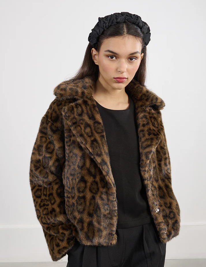 Cheetah Woven Jacket HAL31BDH