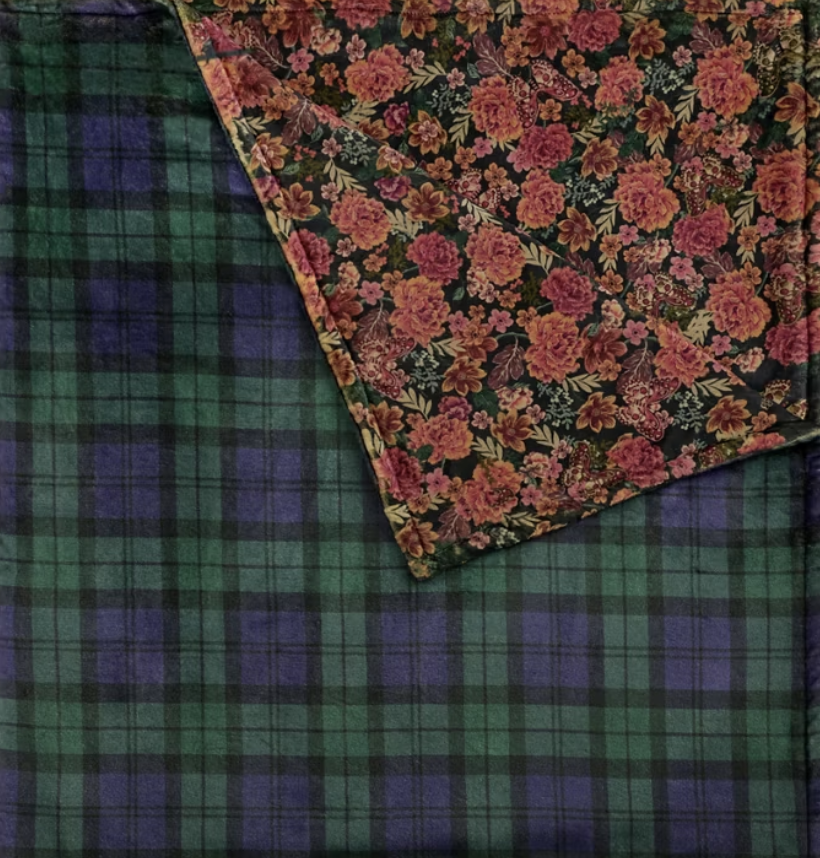 Laurel Canyon Cozy Blanket-Mingo Plaid H13025-O