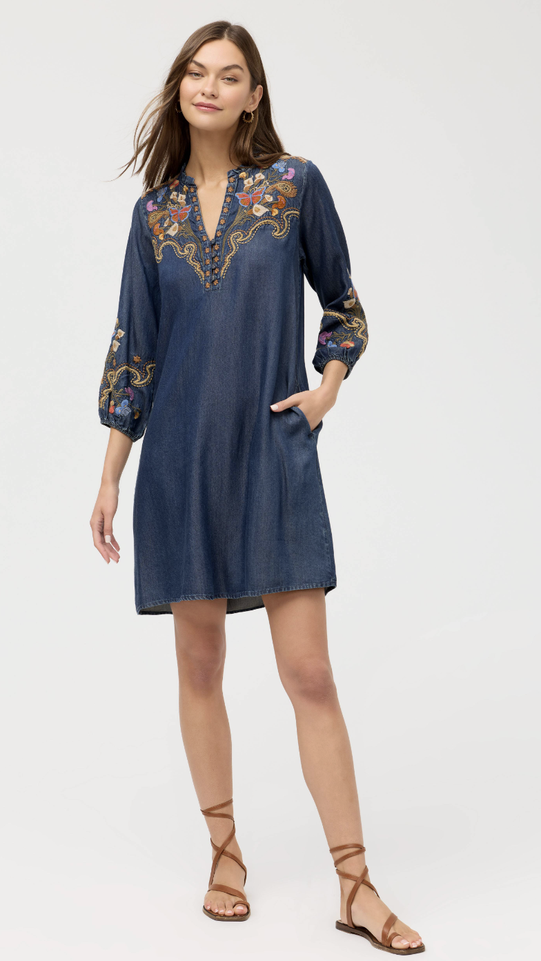 Ruffle Field Dress-Durago W38925-E