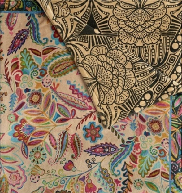 Laurel Canyon Cozy Blanket-Silvana H11425-E