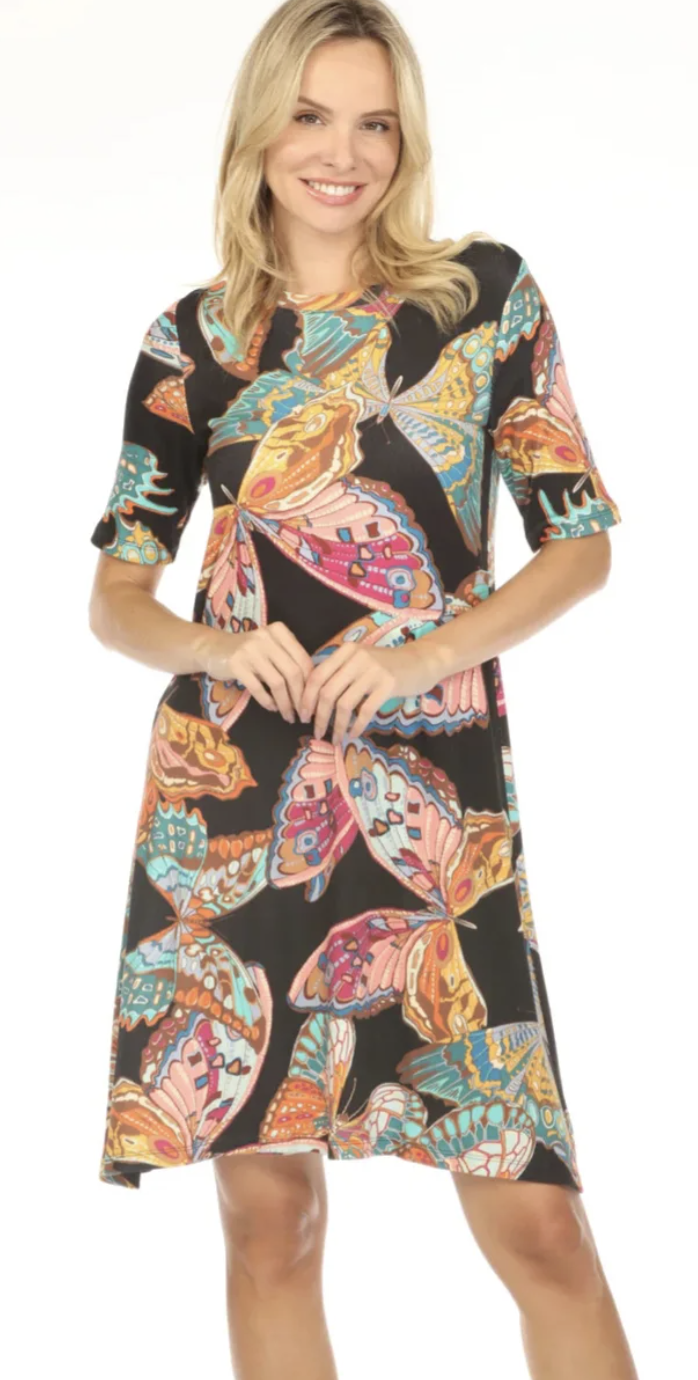 Swing Dress-Ofelia T30425-E