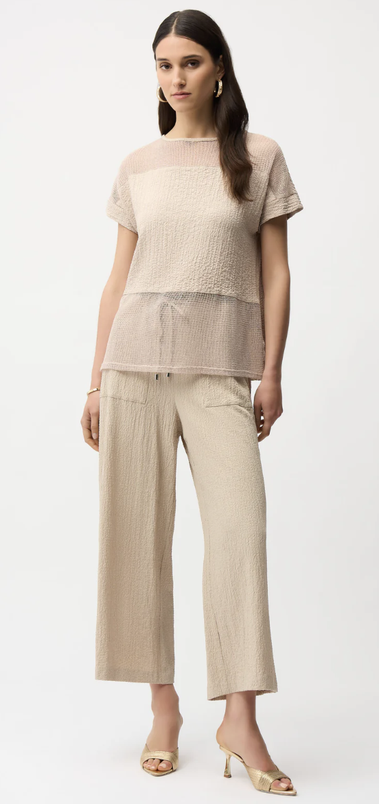 Crepe Wide Leg Pant 261197