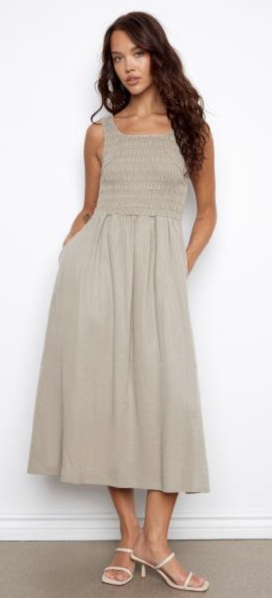 Sleeveless Tencel Maxi Dress C3235