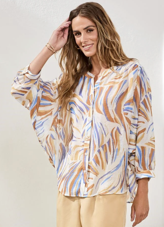 Dolman Sleeve Wide Blouse 5539O