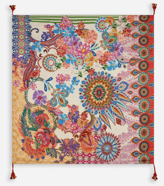Silk Scarf-Magnolia Mae C97226-1