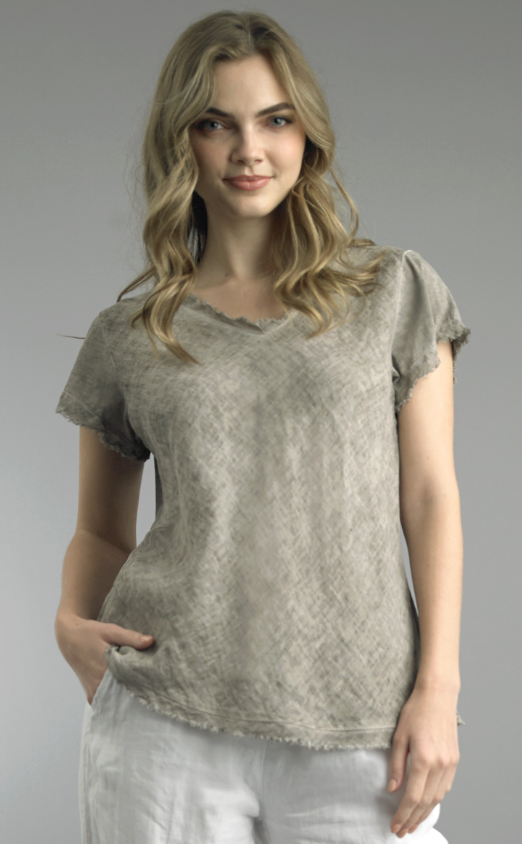 Frayed Edge Tee 7574A