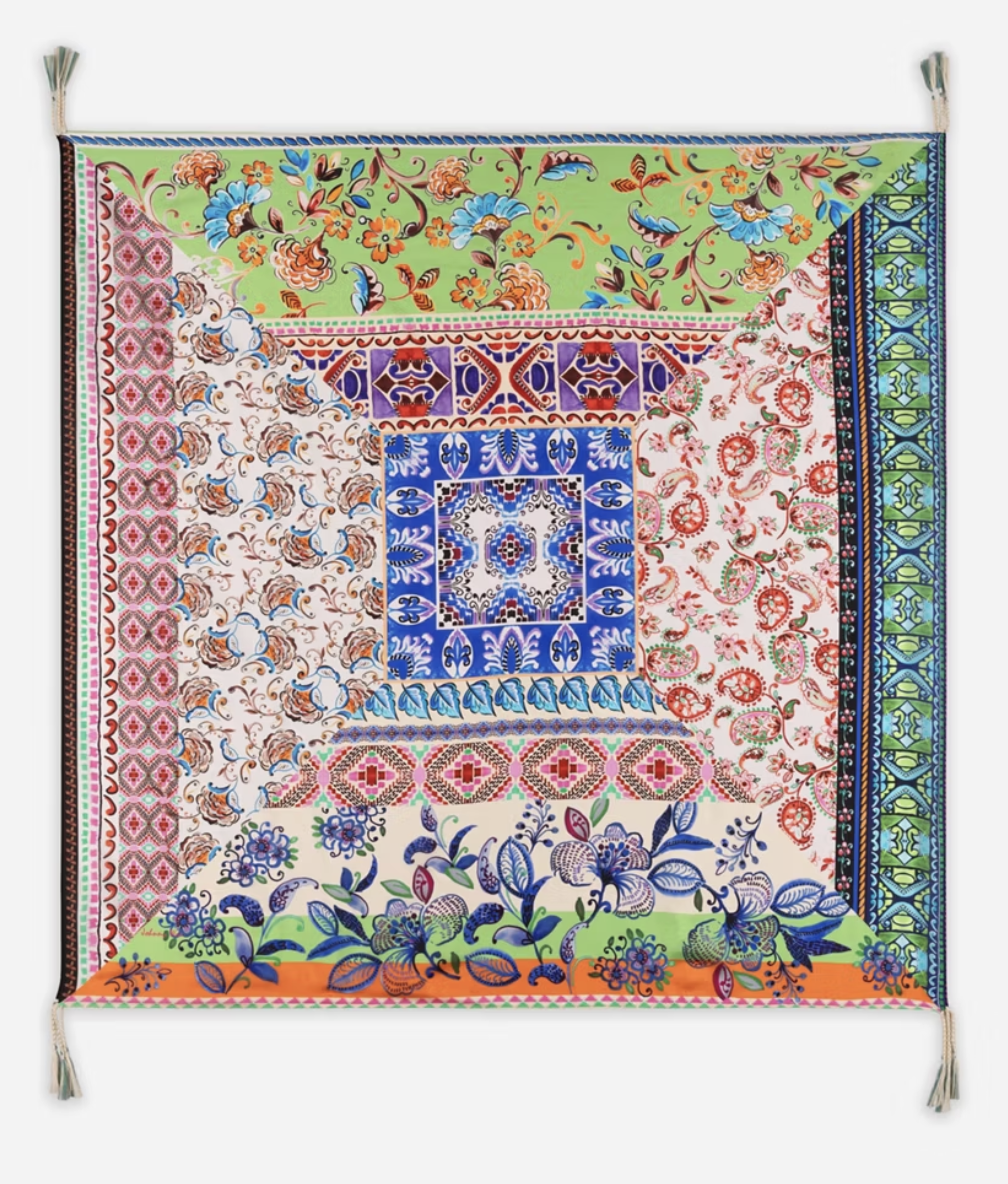 Silk Scarf-Armeria C97826-3