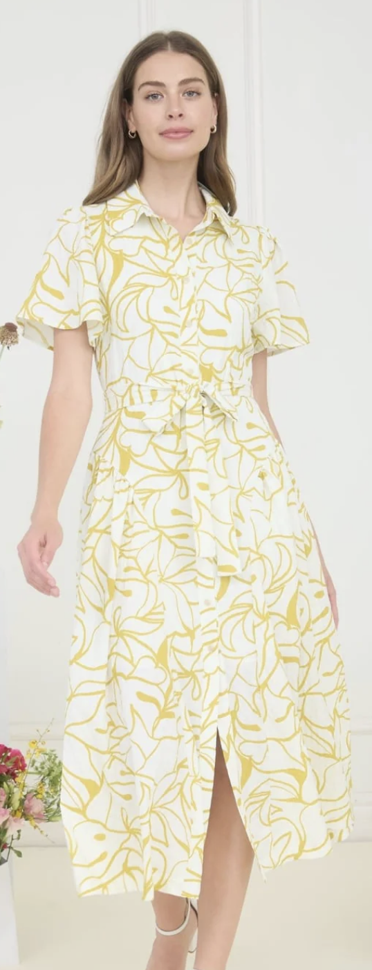 Short Sleeve Shirt Dress SP1029