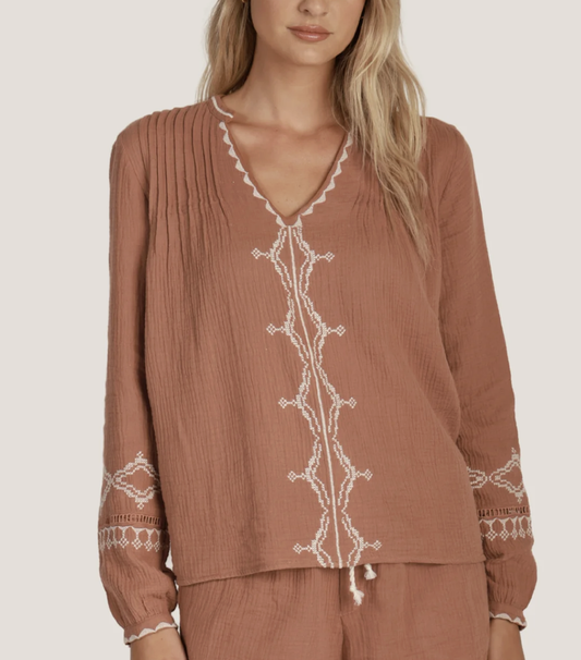 Isabelle Tunic W/Embroidery G5W58LS68