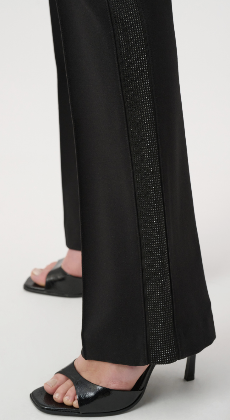 Flared Pants with Rhinestones 264074