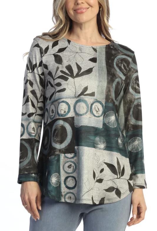 Nora French Brush Round Neck Long Slv FB10-2268