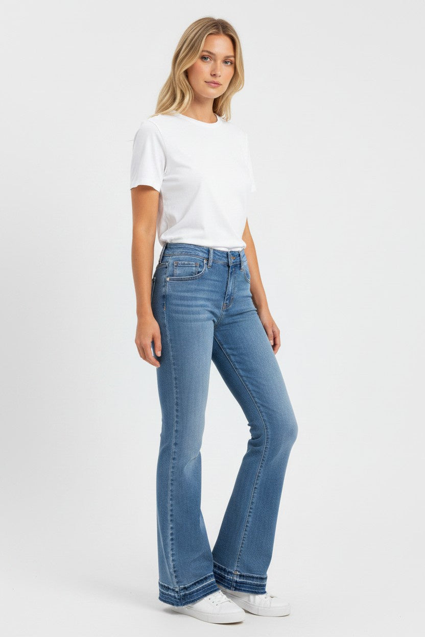32" Mid-Rise Slim Boot W Cuffed Release Hem CJ8C2577M5-48Y