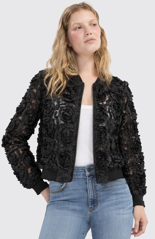Long Slv Full Zip Bomber Jacket LM1D65WN22