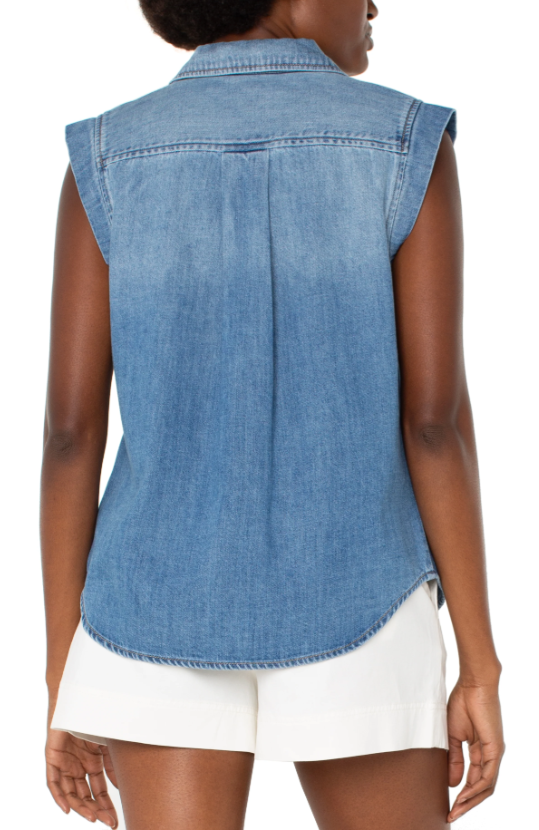 Sleeveless Shirt W/Pockets LM8C03RZA