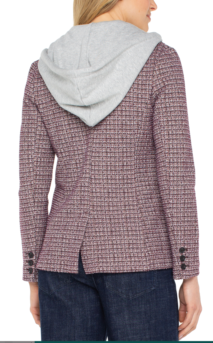 Boyfriend Blazer W/Removeable Hood LM1599TL48