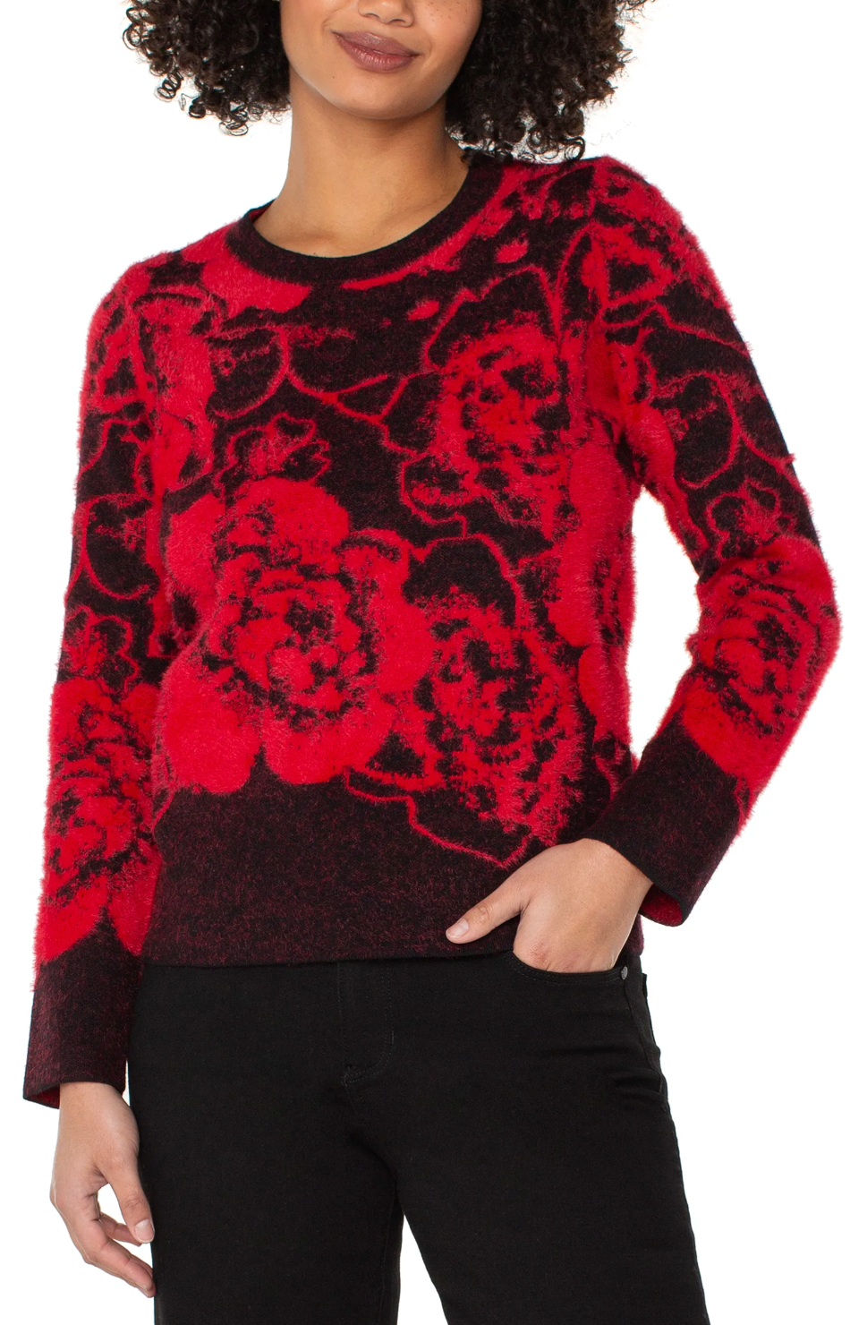 Long Sleeve Crew Neck Sweater LM8D52SK32