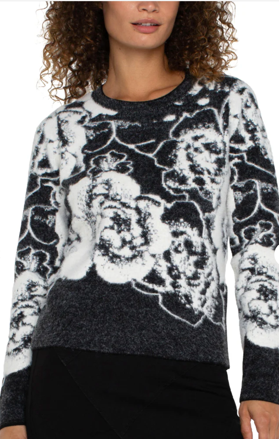 Long Sleeve Crew Neck Sweater LM8D52SK32