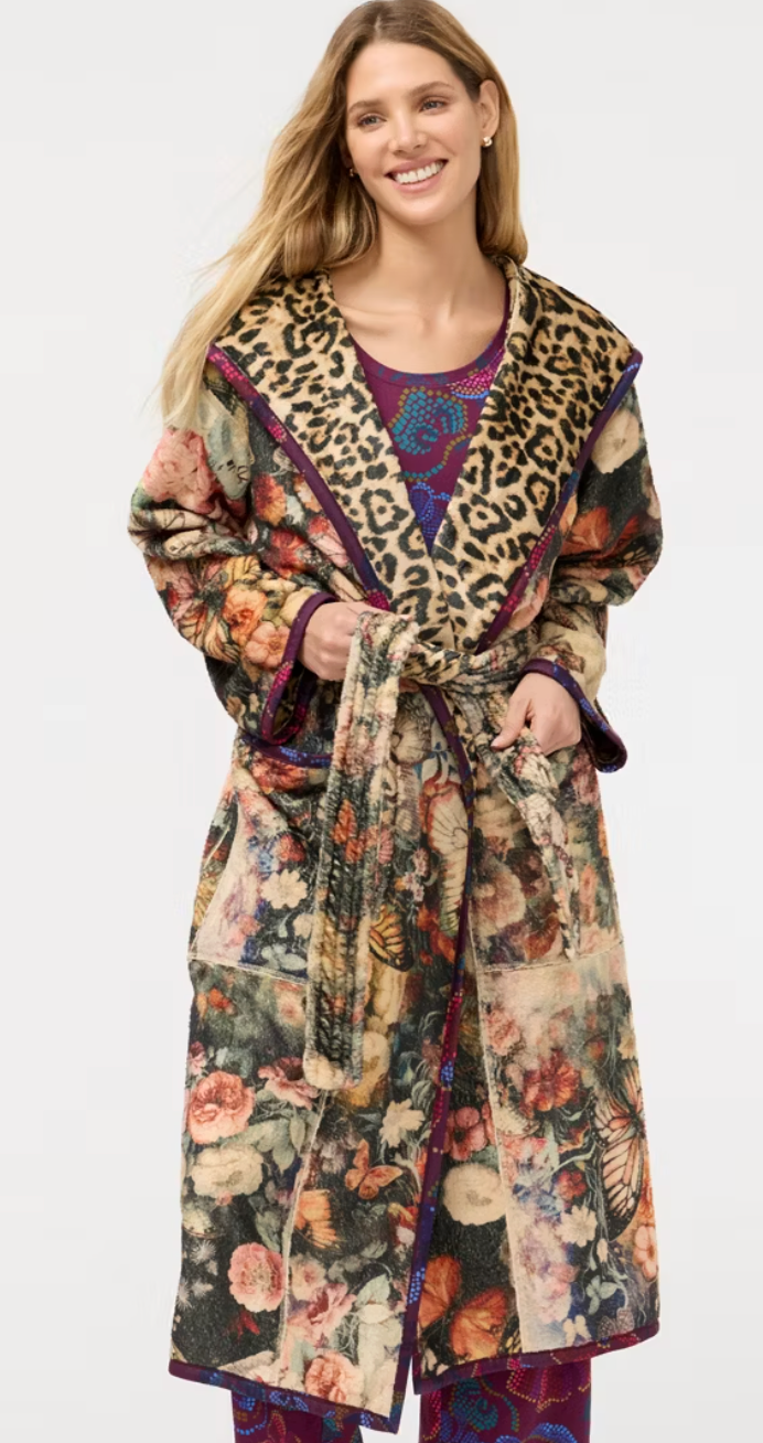 Aditi Robe (Reversible)-Leopard RH23325-O