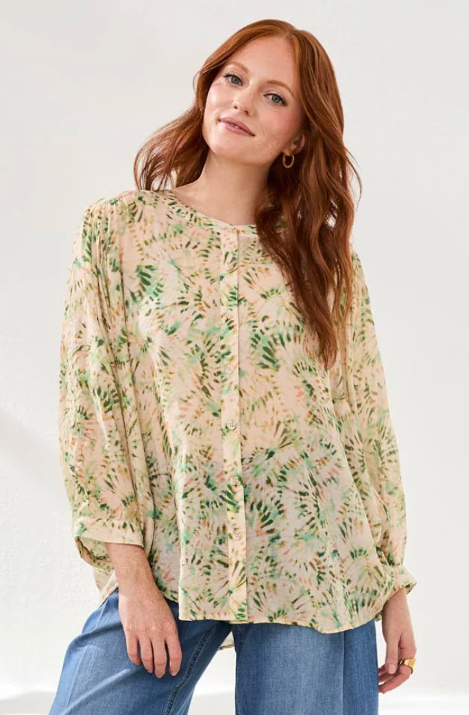Dolman Sleeve Wide Blouse 5539O