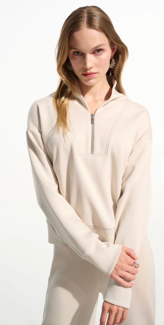 Scuba Jersey Boxy Sweatshirt 261610