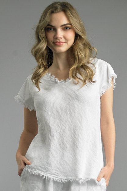 Frayed Edge Tee 7574A