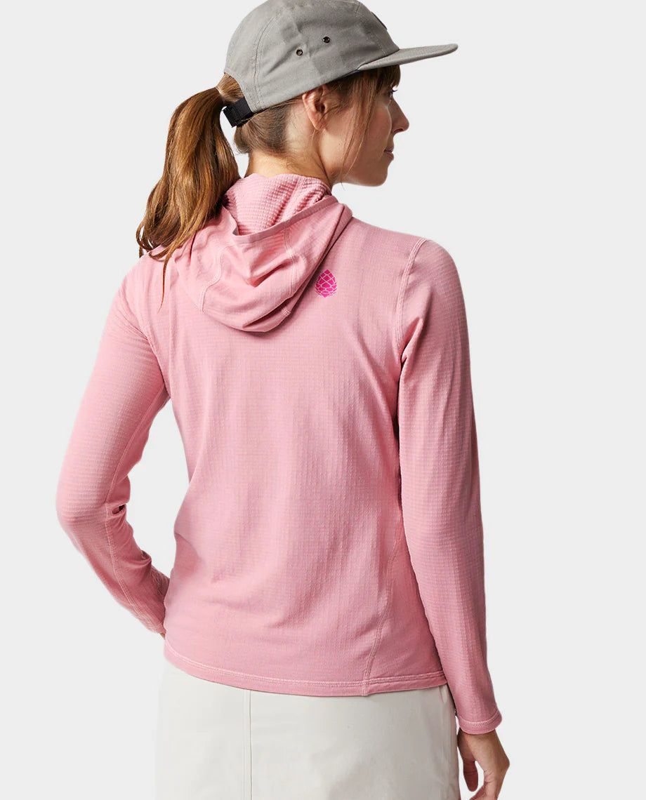 Womens Trax Power Grid Half Zip Hoodie 100720