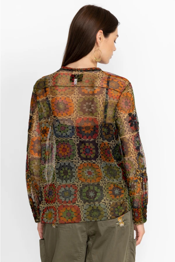 Flavie Mesh Blouse