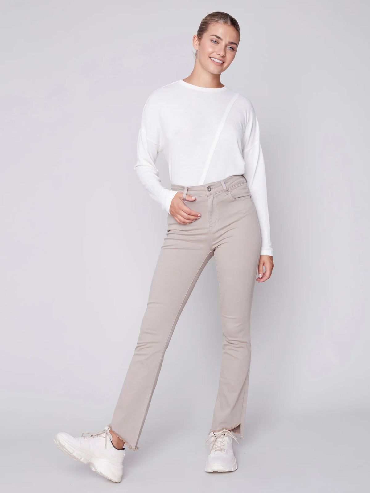 Flare Pant W/Asymetrical Opening