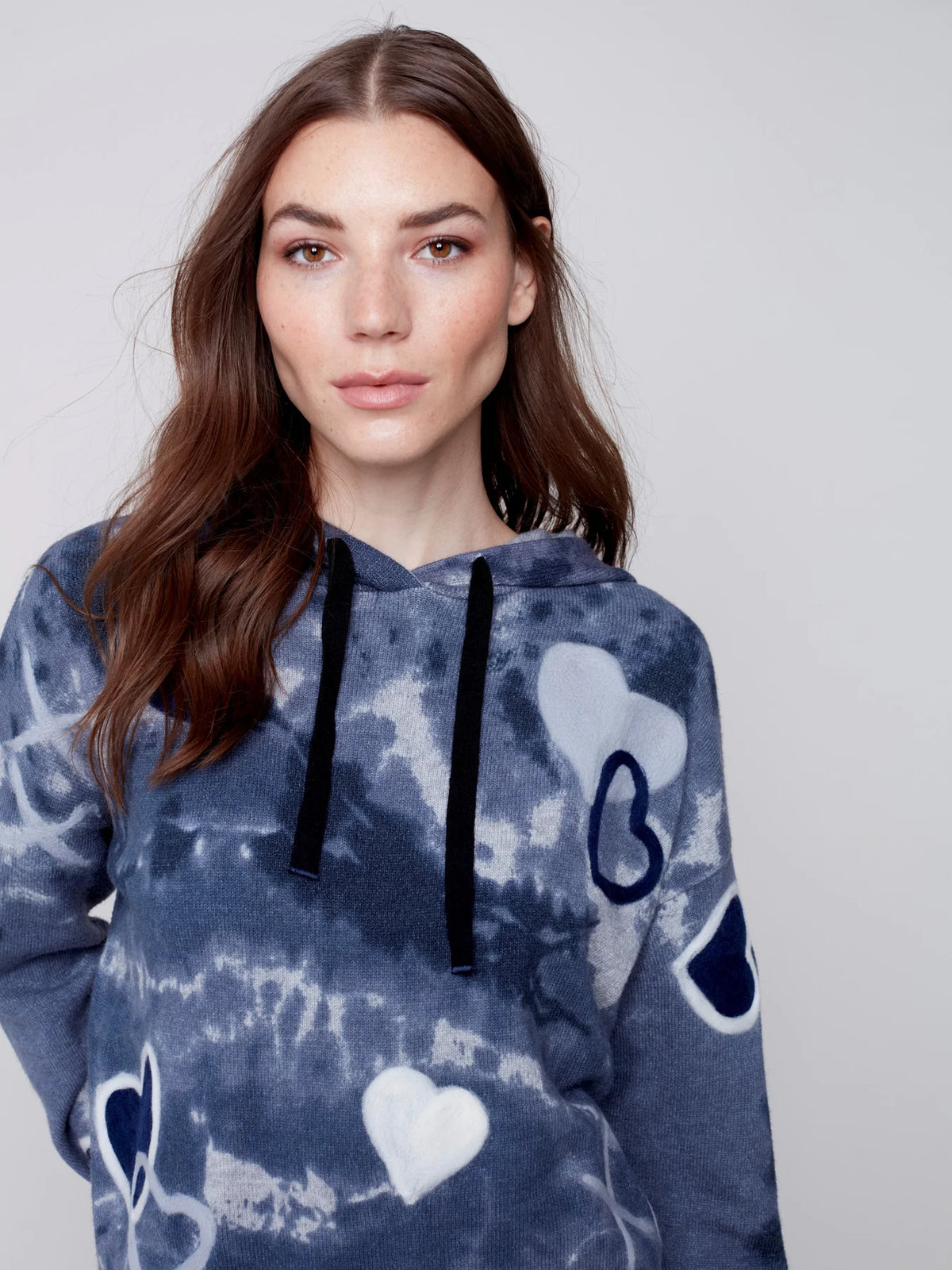 Punch Design Printed Hooded Sweater