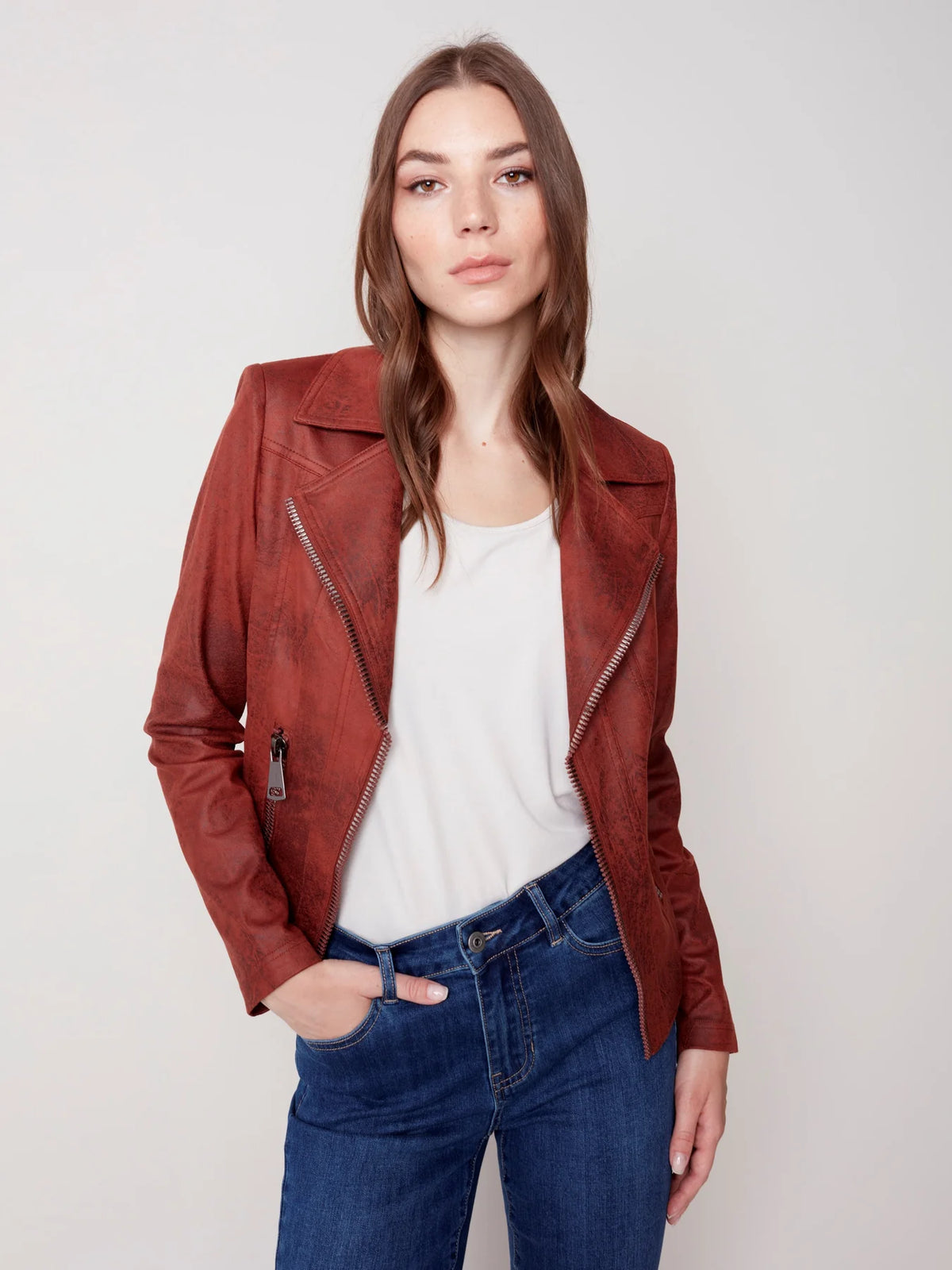 Vintage Faux Leather Jacket
