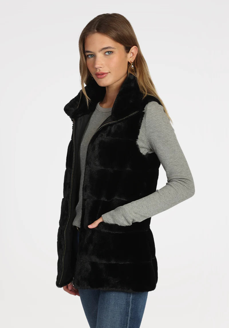 Fur Love Long Reversible Vest