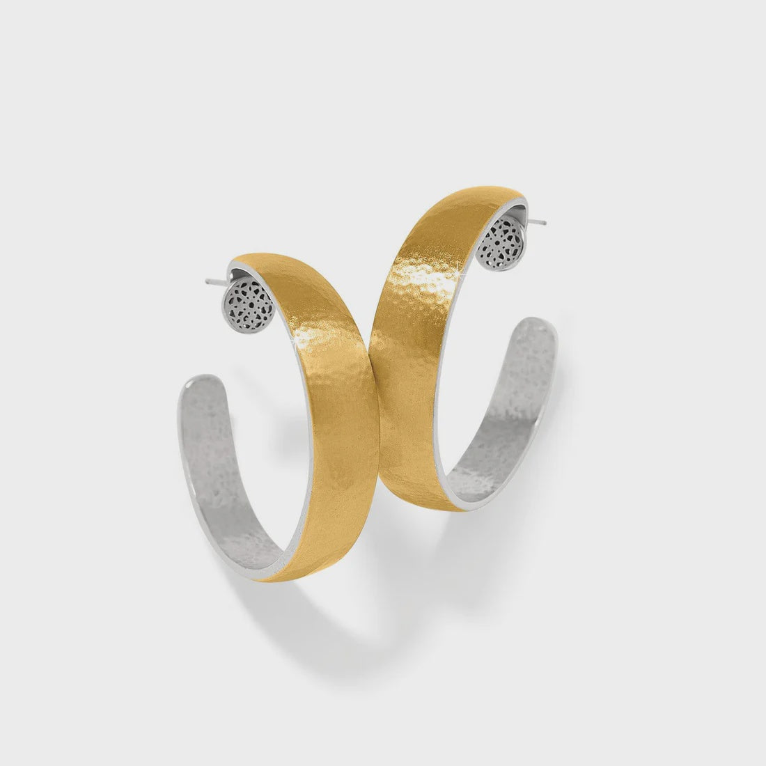 Ferrara Entrata Moon Gold Large Hoop