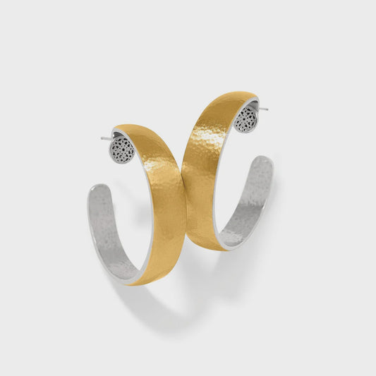 Ferrara Entrata Moon Gold Large Hoop