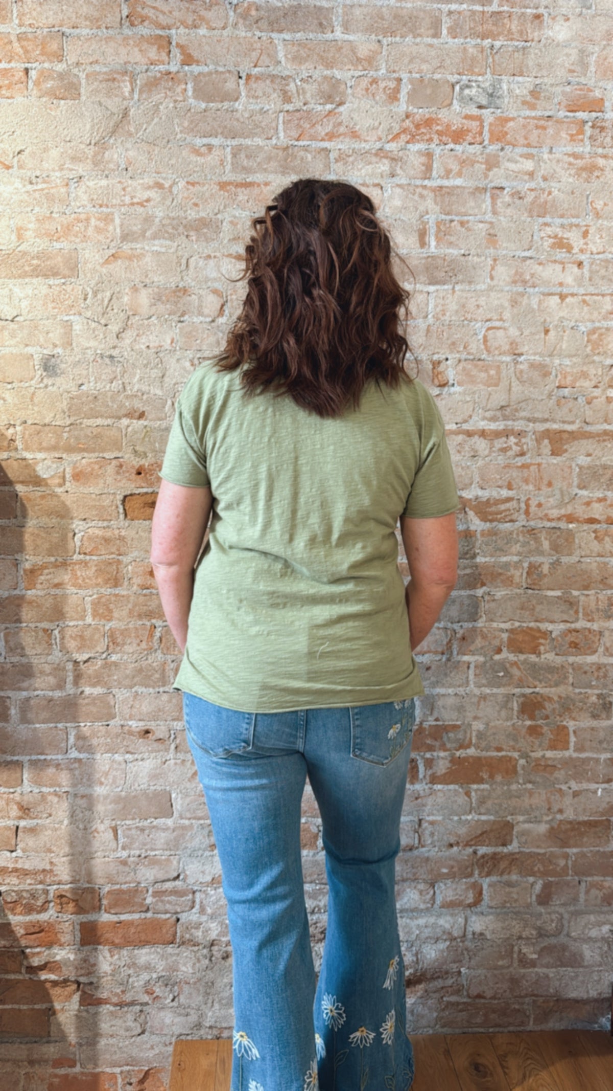 S/S Step Hem Crew Tee 41F-A2191