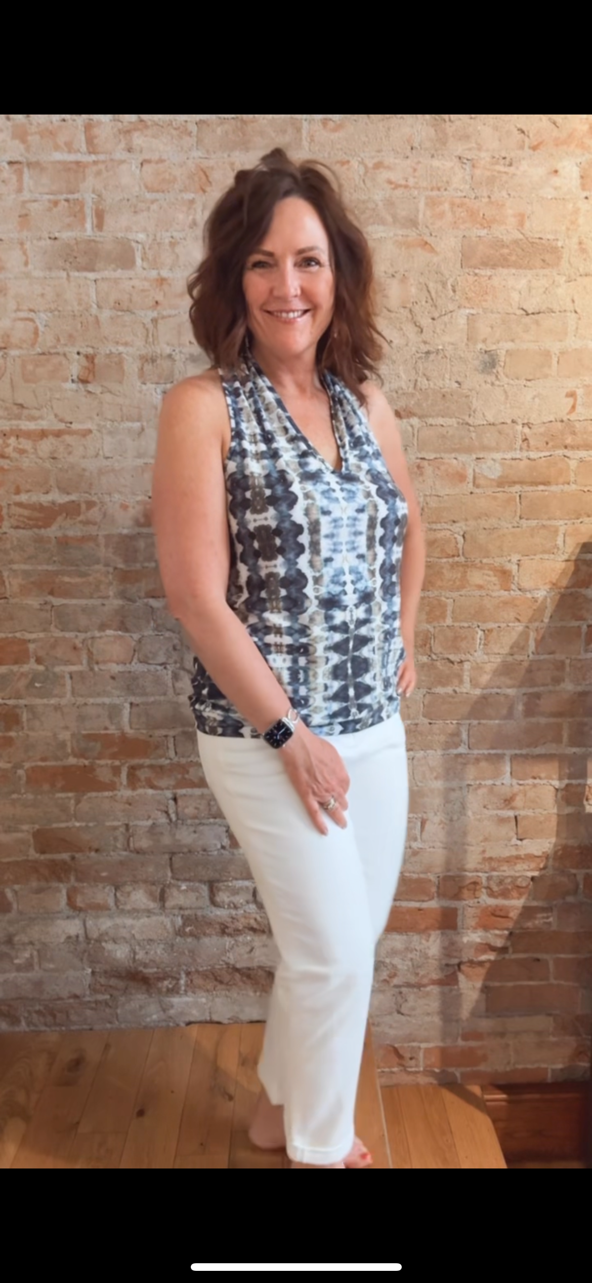 Patel Sleeveless Top