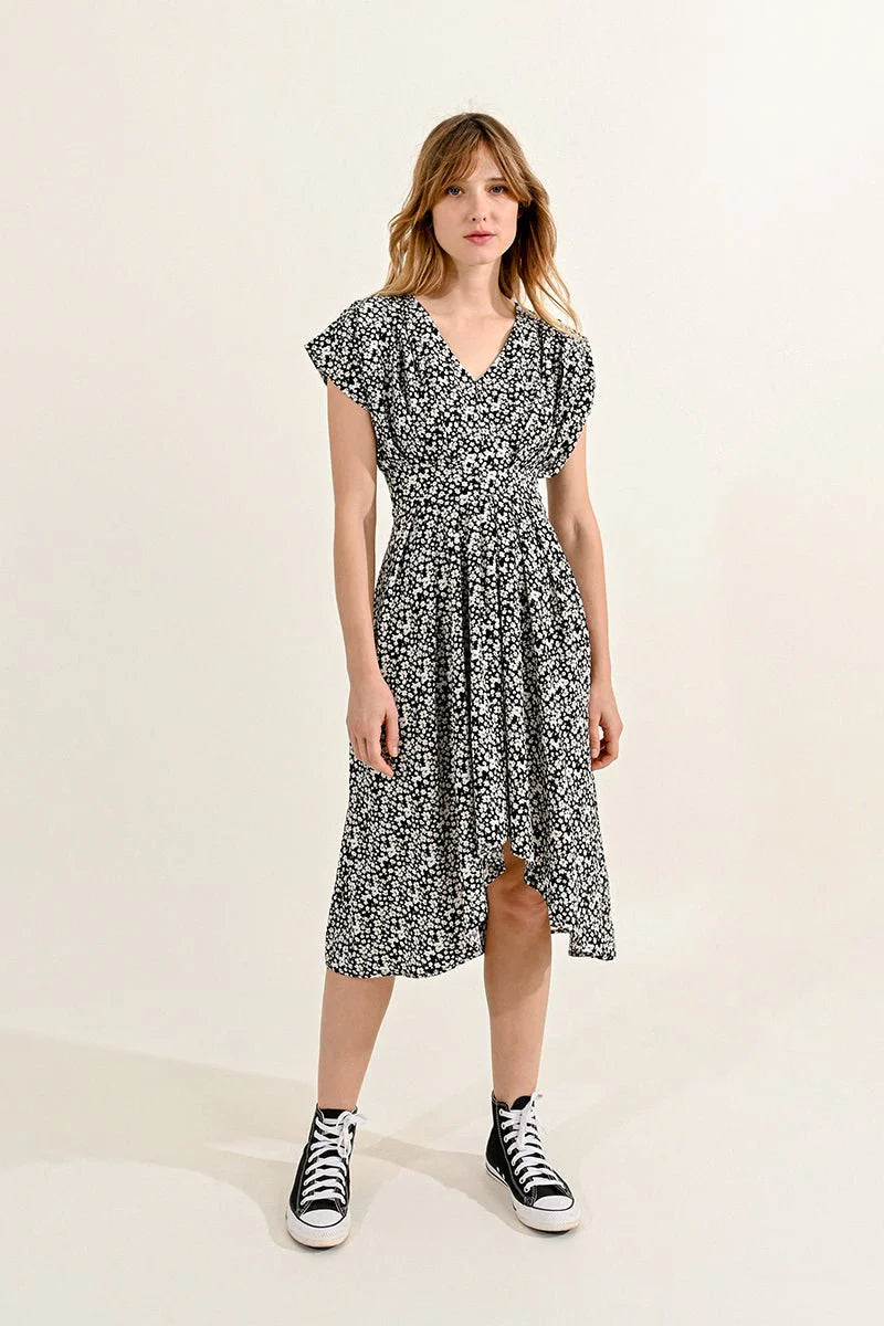 Daisy Print Woven Dress