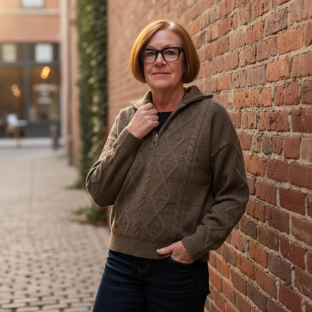 1/2 Zip Sweater WH16F