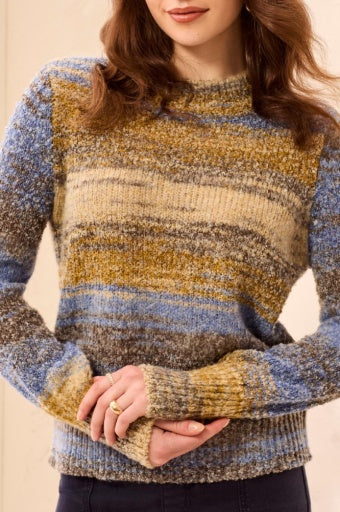 L/S Mock NK Sweater 3180O-8208