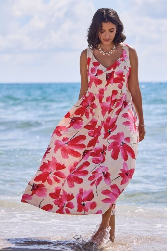 Sleeveless Dress with Lining 3106O