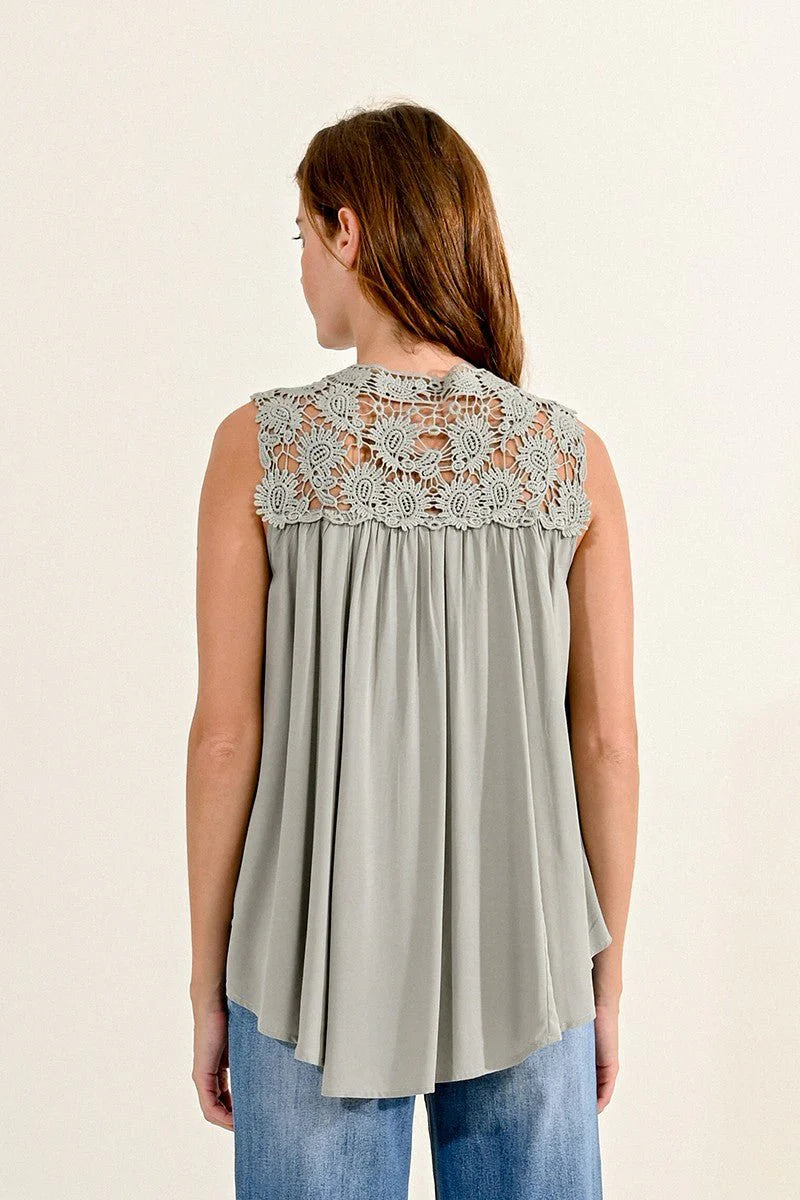 Lace Woven Tank