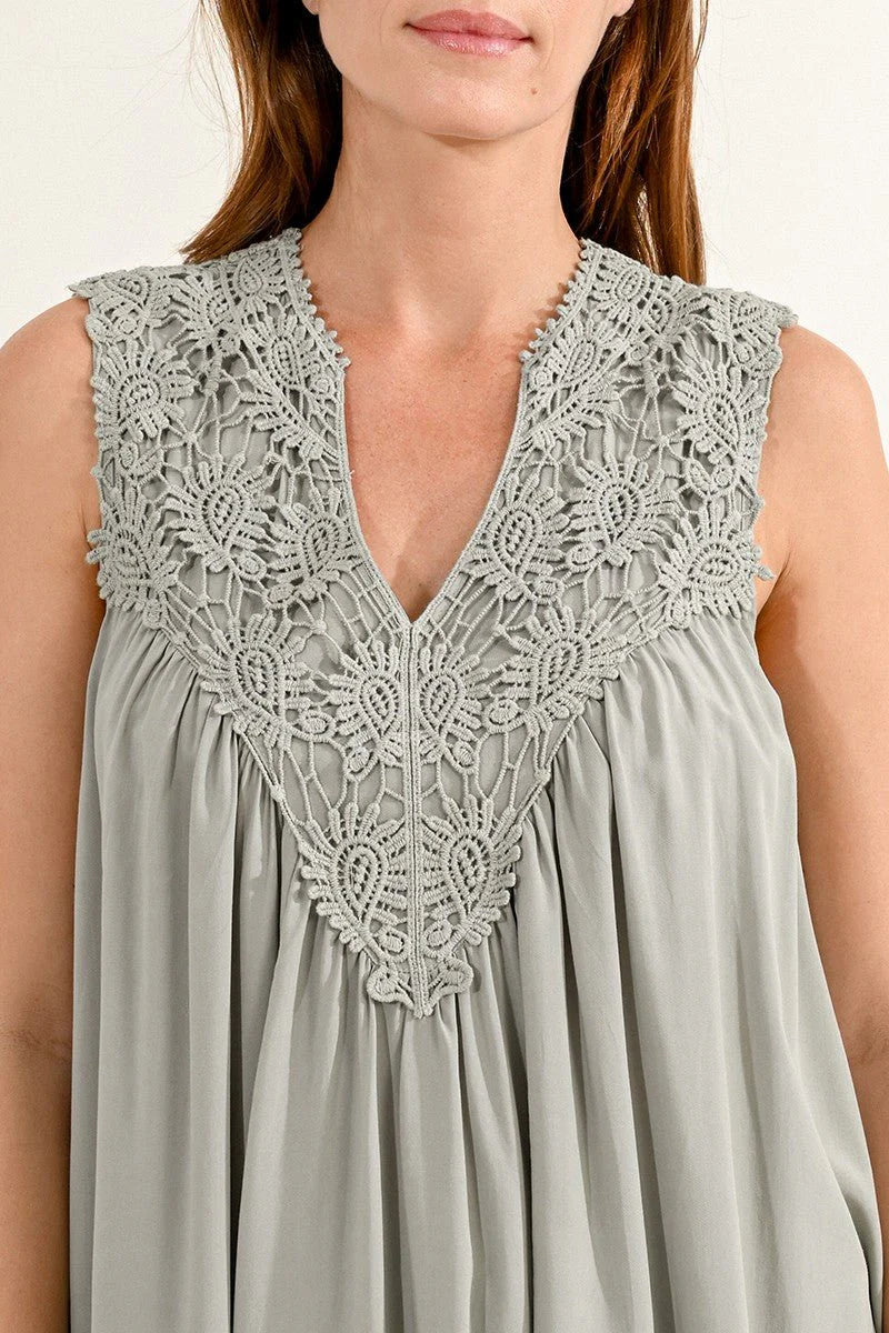 Lace Woven Tank