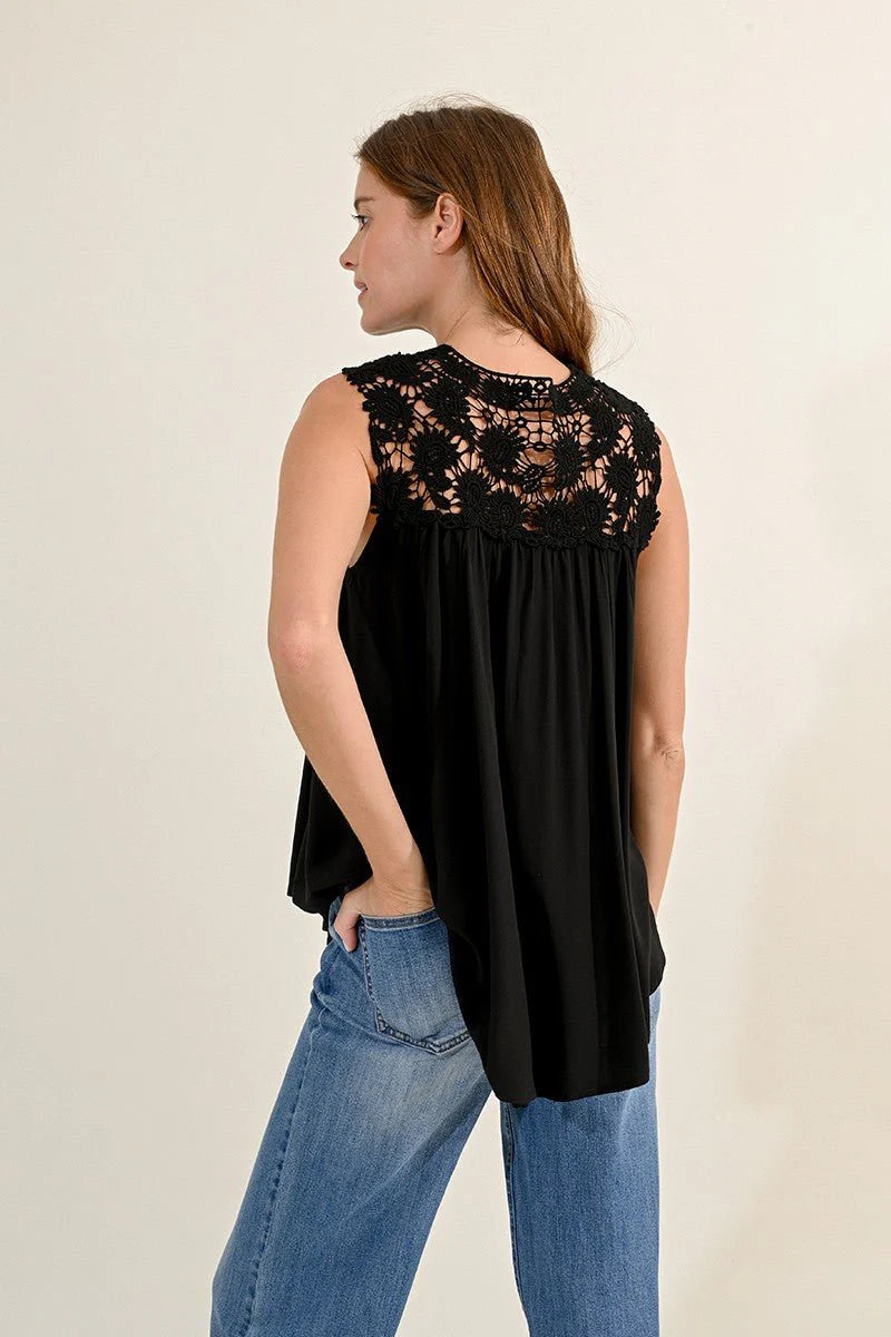 Lace Woven Tank