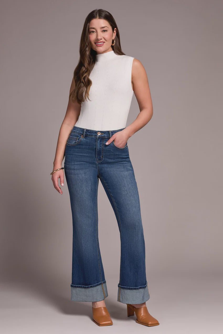 Brooke Palazzo Jeans W/Cuffs 5987O