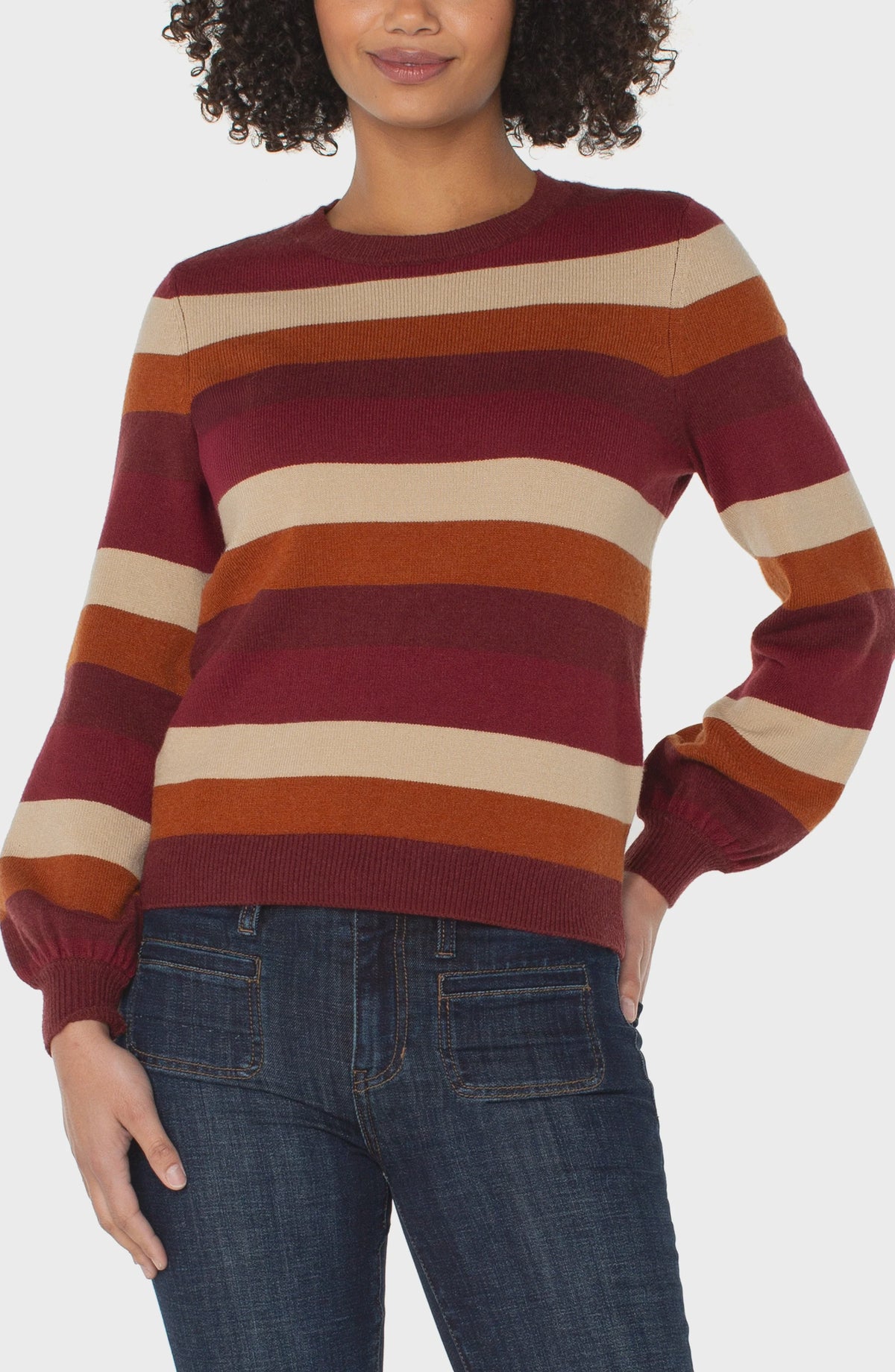 Long Sleeve Crew Neck Sweater LM8E56SR16