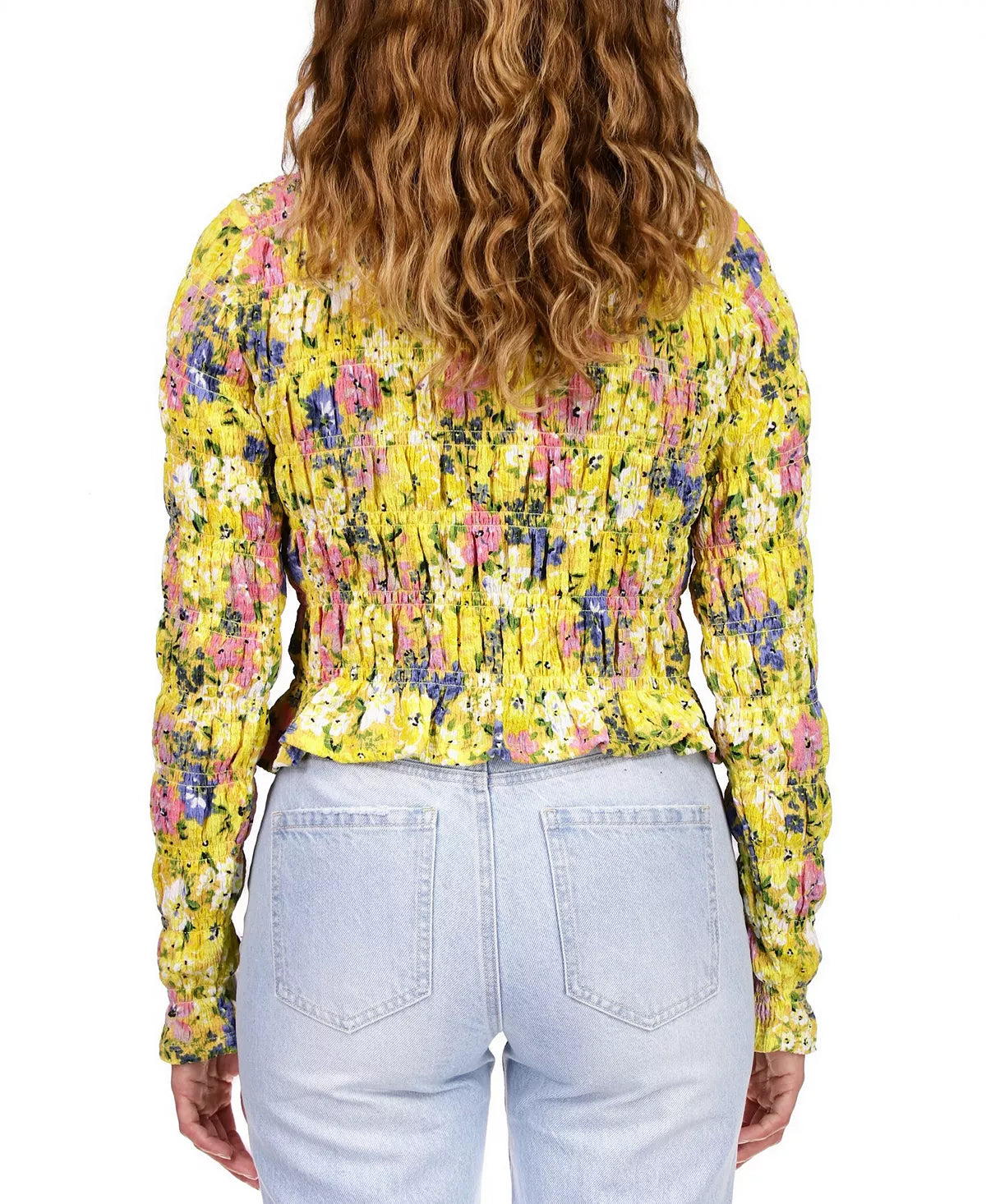 Smocked Neck Popover